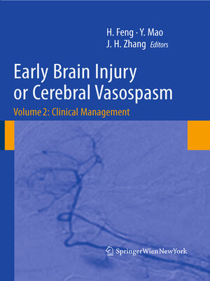 cover image of Early Brain Injury or Cerebral Vasospasm